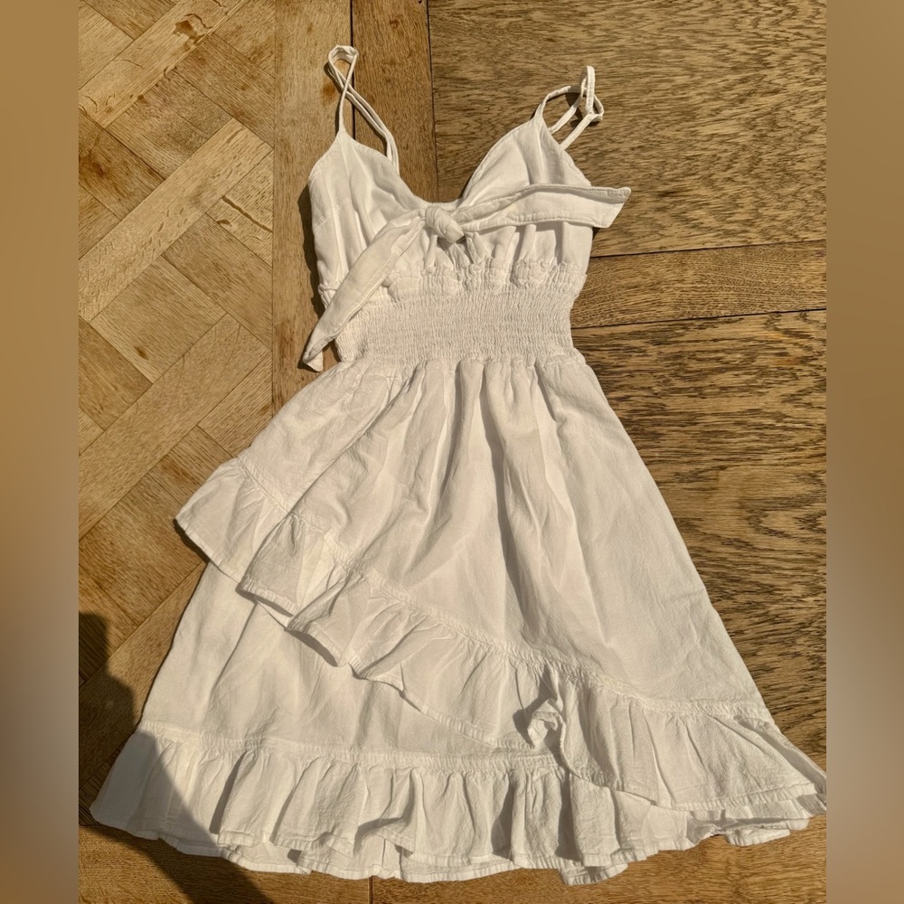 Elegant White Summer Dress